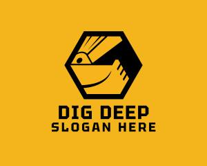 Industrial Machine Excavator logo design