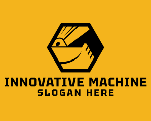 Machine - Industrial Machine Excavator logo design