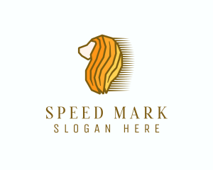 Fast Lion Head logo design