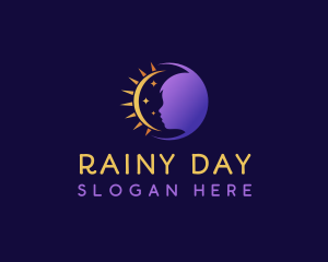 Sun Moon Child Daycare logo design