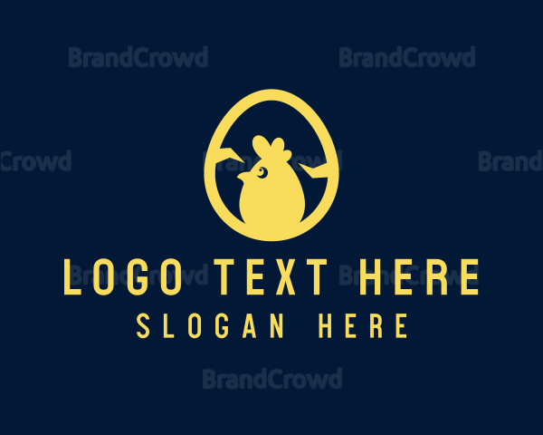 Farm Chicken Egg Logo