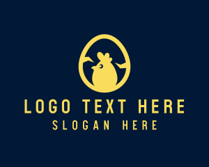 Poultry Farm - Farm Chicken Egg logo design