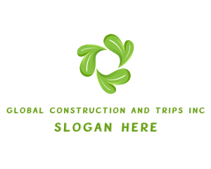 Recycle Herbal Leaves Logo