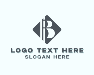 Lettermark - Generic Company Letter B logo design