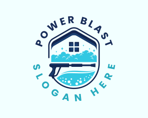 Home Cleaning Power Wash logo design