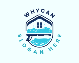 Washer - Home Cleaning Power Wash logo design
