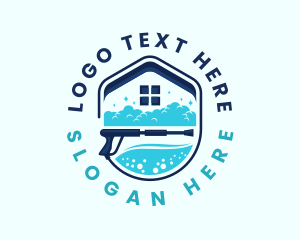 Clean - Home Cleaning Power Wash logo design