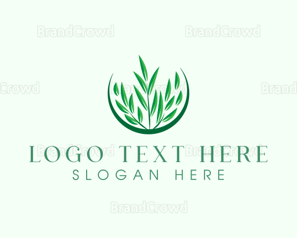 Grass Eco Nature Logo