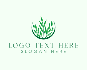 Gardening - Grass Eco Nature logo design