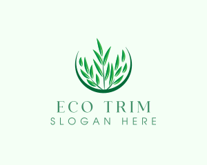 Grass Eco Nature logo design