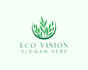 Grass Eco Nature logo design