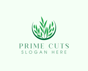 Grass Eco Nature logo design