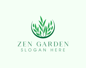 Grass Eco Nature logo design