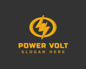 Solar Volt Electricity logo design