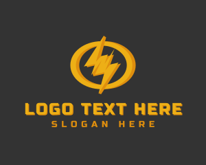 Flash - Solar Volt Electricity logo design
