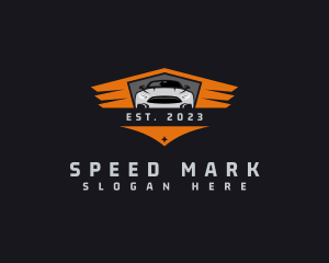 Wing Shield Car Sedan logo design