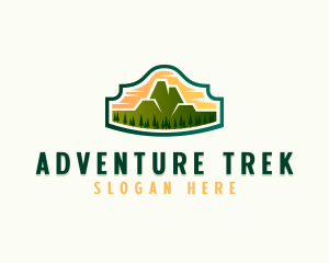 Trek - Mountain Trek Hiking logo design