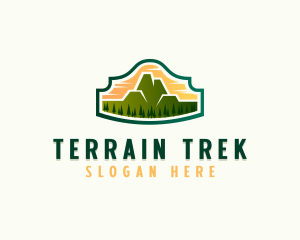 Mountain Trek Hiking logo design