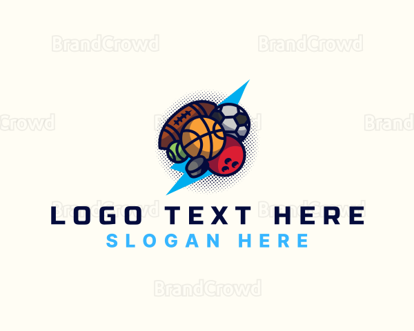 Sports Ball Game Logo