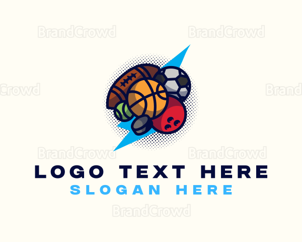 Sports Ball Game Logo