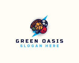 Sports Ball Game Logo