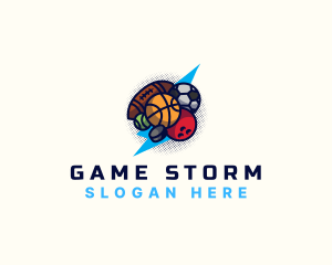 Sports Ball Game logo design