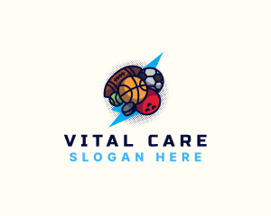 Varsity - Sports Ball Game logo design