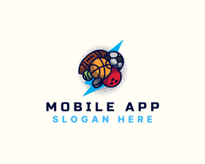 Cue Sports - Sports Ball Game logo design