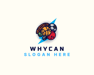 League - Sports Ball Game logo design