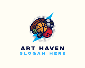 Sports Ball Game logo design