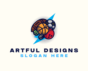 Sports Ball Game logo design