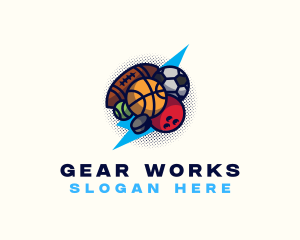 Sports Ball Game logo design