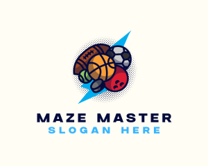 Sports Ball Game logo design