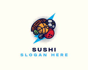 Sports Ball Game logo design