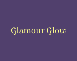 Glamour - Cursive Feminine Boutique logo design