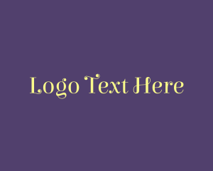 Glamour - Cursive Feminine Wordmark logo design