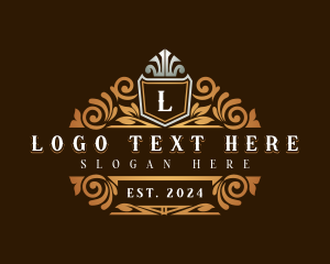 Luxury - Royalty Shield Crown logo design