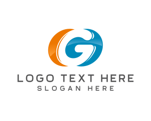 Negative Space - Generic Brand Company Letter G logo design