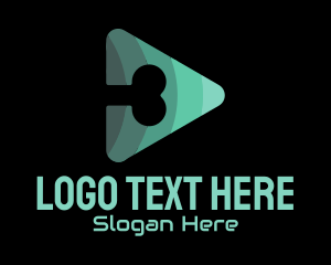 Streaming - Dog Bone Music App logo design