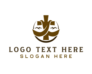 Religion - Religion Cross Chapel logo design