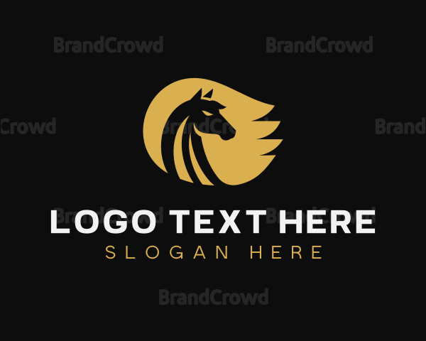 Elegant Horse Equestrian Logo