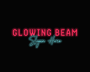 Neon Sign Business logo design