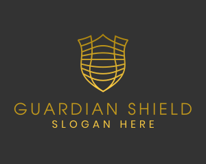 Elegant Security Shield logo design