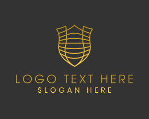 Defense - Elegant Security Shield logo design