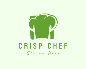 Vegan Chef Hat  logo design