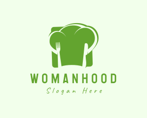 Hungry - Vegan Chef Hat logo design