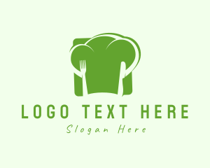 Vegan Chef Hat  Logo