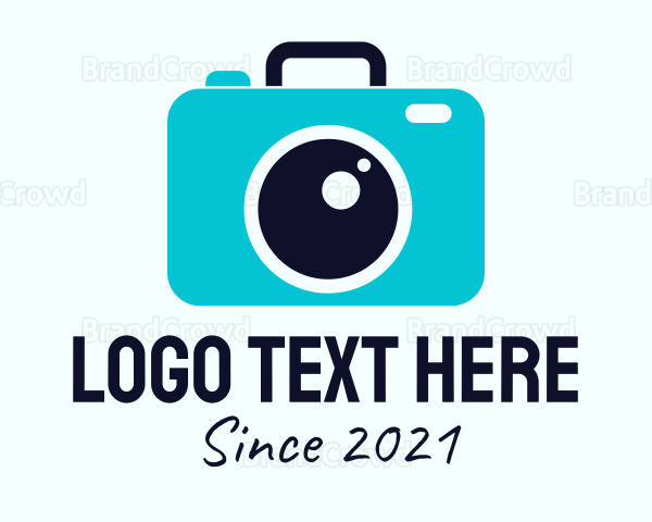 Blue Camera Luggage Logo