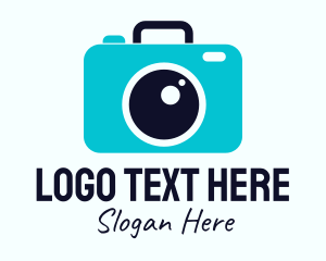 Blue Camera Luggage  Logo