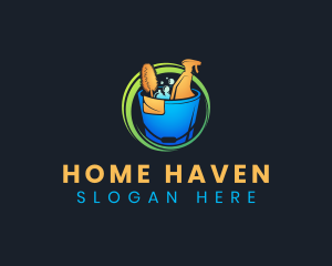Household - Sanitation Cleaning Maintenance logo design